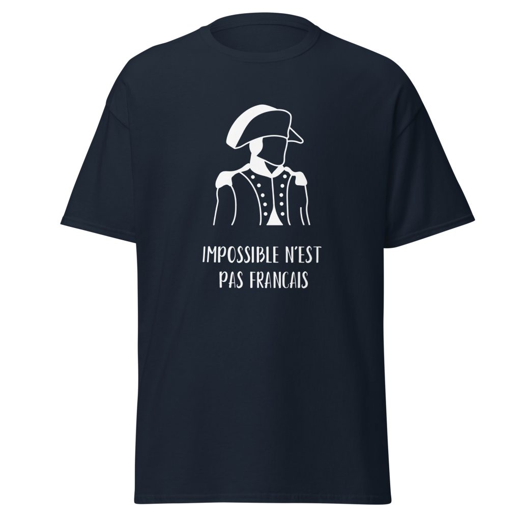 T-shirt Napoléon - Impossible n'est pas français