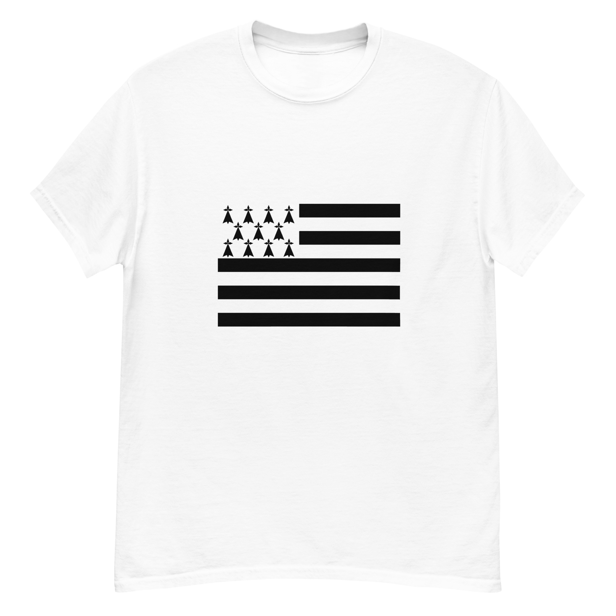 T-shirt drapeau de la Bretagne Gwenn ha Du - grand – Image 2