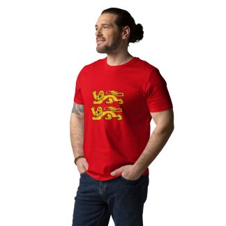 T-shirt Drapeau Normandie rouge