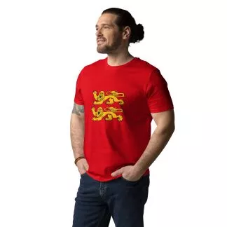 T-shirt Drapeau Normandie rouge