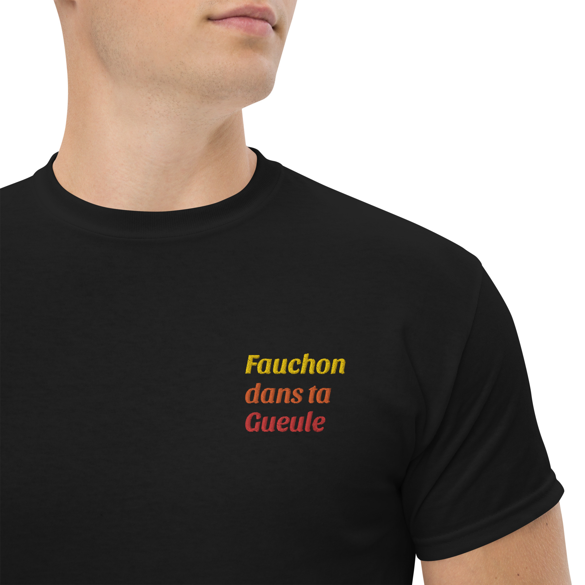 tshirt behourd brodé fauchon dans ta gueule